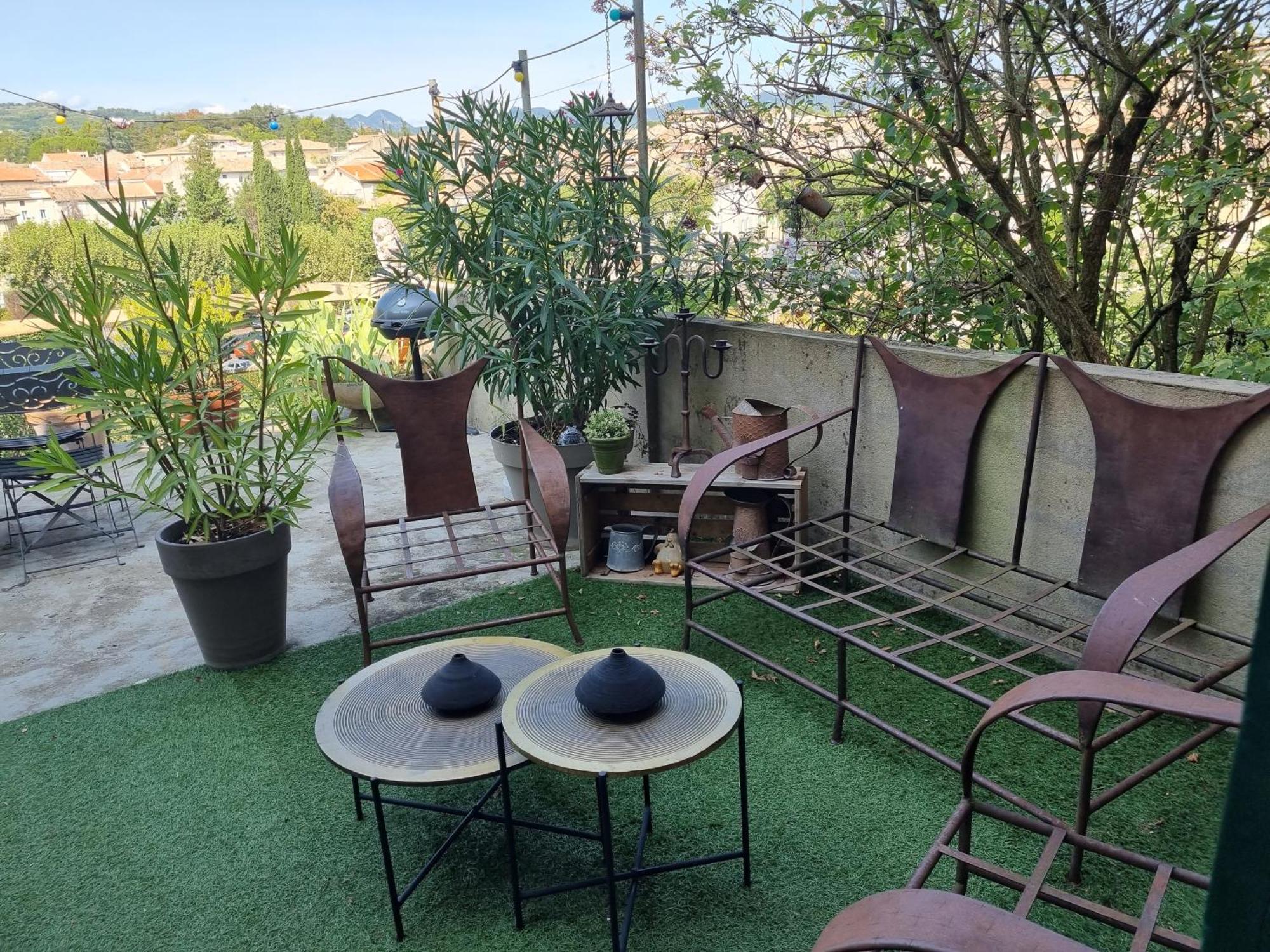 Maison Ancienne Romantique Avec Terrasse Panoramique Vaison-la-Romaine Esterno foto